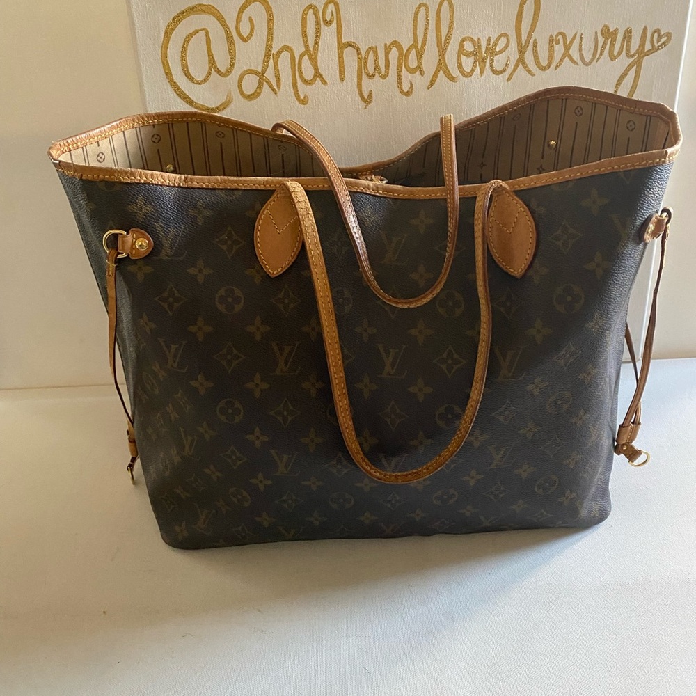 AUTHENTIC LOUIS VUITTON MONOGRAM NEVERFULL GM
